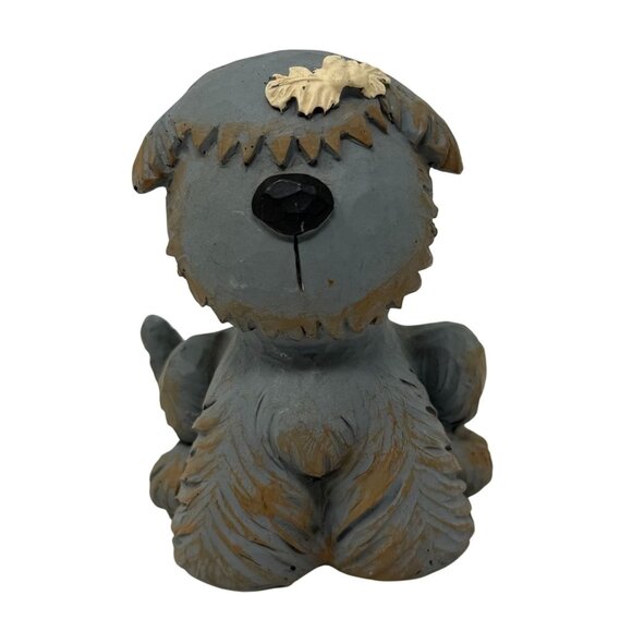 Blossom Bucket Sheepdog Dog Figurine B. Lloyd Sprocket Fluffy Puppy Decor - Picture 1 of 8